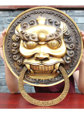 宇卓铜器纯铜门环黄铜门环挂件家居门饰工艺品挂件门环