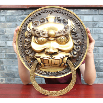 宇卓铜器纯铜门环黄铜门环挂件家居门饰工艺品挂件门环