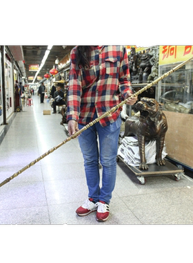 纯铜旱烟老式风加长杆锅子工艺品