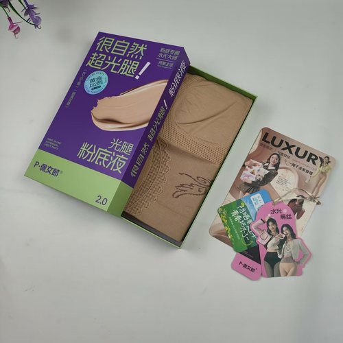 佩女郎连裤袜秋冬发热拉臀水光袜