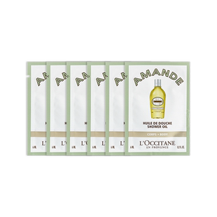 【淘秒】欧舒丹甜扁桃沐浴油6ml*6+15元回购券