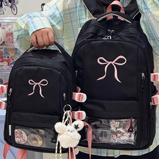 日系可爱少女书包女韩版 初中生高中学生上课双肩包大容量旅行背包