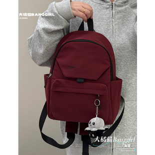 日系小众设计休闲双肩包女高中学生大学生ins风书包轻便旅行背包