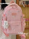 Pink Schoolbag + White West Highland Dog