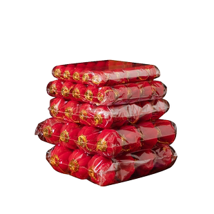 元旦春节装饰2026马年新年户外院子树上防水小灯笼挂饰迷你红植绒