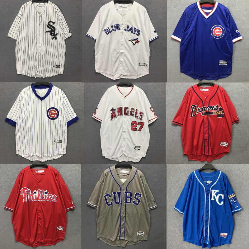 街头嘻哈hiphop扬基队棒球服短袖开衫男女宽松大码T恤bf街舞潮