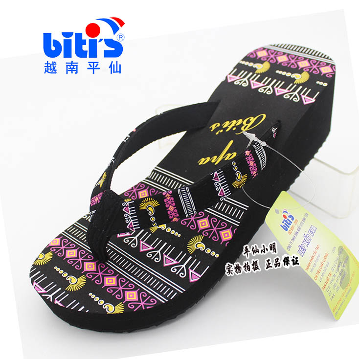 厚底时尚沙滩鞋女士高跟人字拖