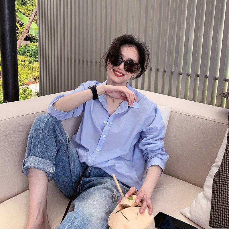 RIPPED JEANS WOMENS SPRING AND SUMMER LOOSE HIGH-WAISTED CROTCH COVER SKINNY PANTS PLUS SIZE FAT MM STRAIGHT WIDE-LEG DAD PANTS