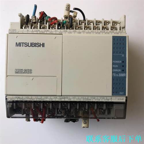 三菱PLC FX1S-30MR-001，拆机现货实拍，感兴趣议价
