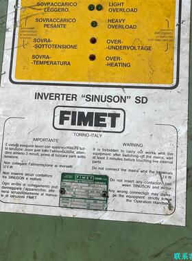 意大利 FIMET SD13 9KW变频器拆机主板FIMET议价