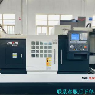 处理 刚到2台95成新高配宝鸡SK50议价 带液压卡盘宝鸡50S