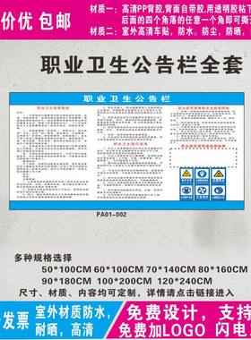 职业卫生公告栏规章制度职业危害