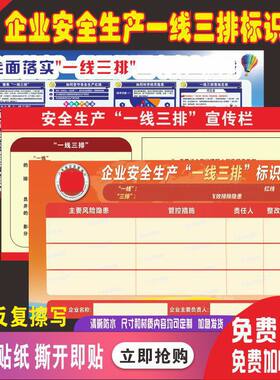 标识牌户外海报广东应急企业安全