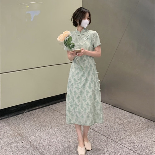 纯欲国风女神穿搭好物改良旗袍裙