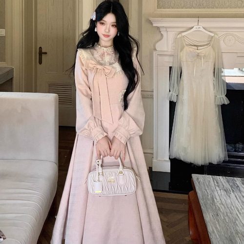 柔雾蔷薇千金小香风高级感公主裙