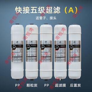 适用韩式快接净水器PP/UDF/CTO/UF/T33/RO/复合阻垢滤芯抑菌通用