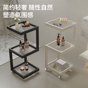 轻奢置物架卫生间落地浴室厕所夹缝收纳架窄马桶旁边储物架小架子