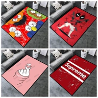 Tide thương hiệu kaws phòng khách thảm phòng ngủ đầy đủ chăn đầu giường nhà mat cloakroom mat có thể được tùy chỉnh - Thảm thảm nhung trải sàn