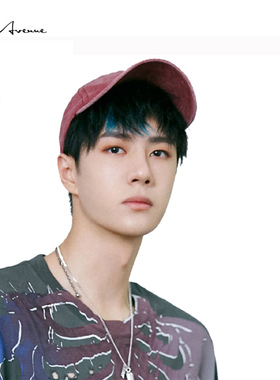 Bure Avenue棒球帽男女时尚遮阳防晒字母棒球帽做旧复古鸭舌帽子