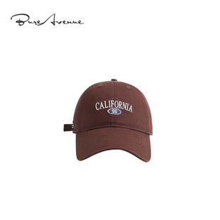 【正品现货】Bure Avenue复古字母软顶棒球帽女休闲百搭鸭舌帽子