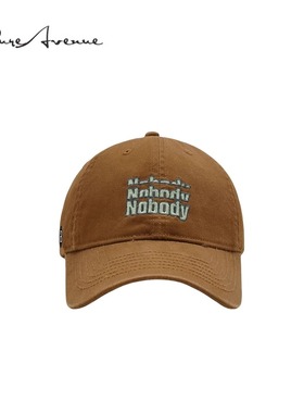 【正品现货】Bure Avenue百搭字母刺绣棒球帽情侣逛街宽檐鸭舌帽