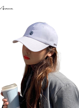 Bure Avenue网红鸭舌帽女夏季防晒出行情侣高顶时尚百搭棒球帽男