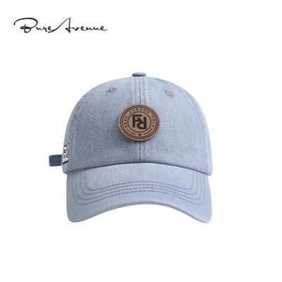 【正品现货】Bure Avenue皮标牛仔棒球帽子遮阳ins风鸭舌帽男女潮