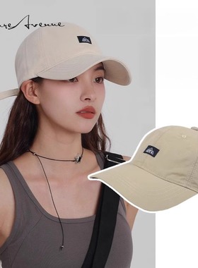 【正品现货】Bure Avenue春夏贴布简约棒球帽子显脸小鸭舌帽男女