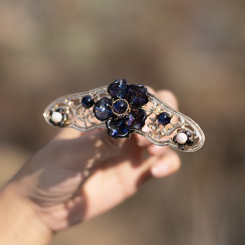 帝慕卿手作汉服发冠夜莺冠气质发冠汉服顶冠