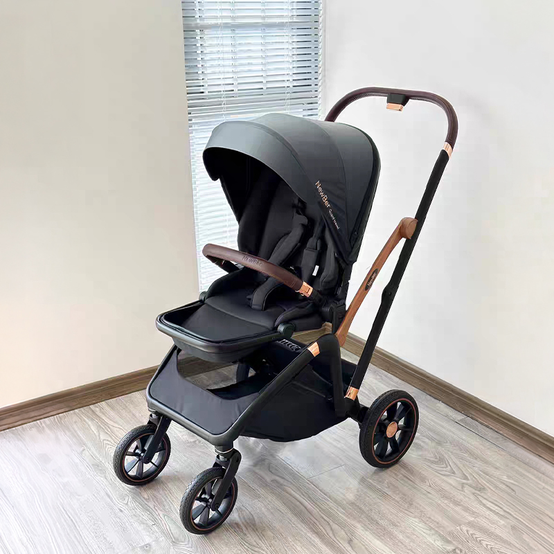 newber纽贝尔极光婴儿车可坐躺双向高景观新生儿护脊折叠儿童推车
