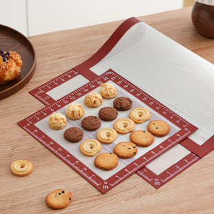 硅胶烤垫耐高温不粘曲奇饼干泡芙糖画加厚糖艺不沾可裁剪烘焙烤垫