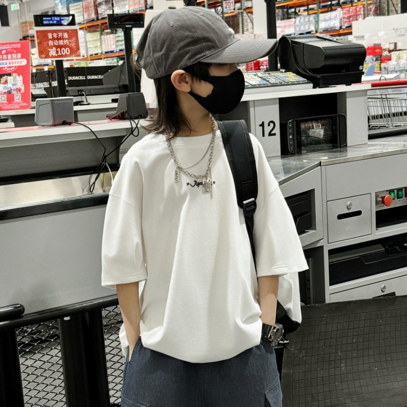 乐比妙妙屋男童t恤短袖夏装