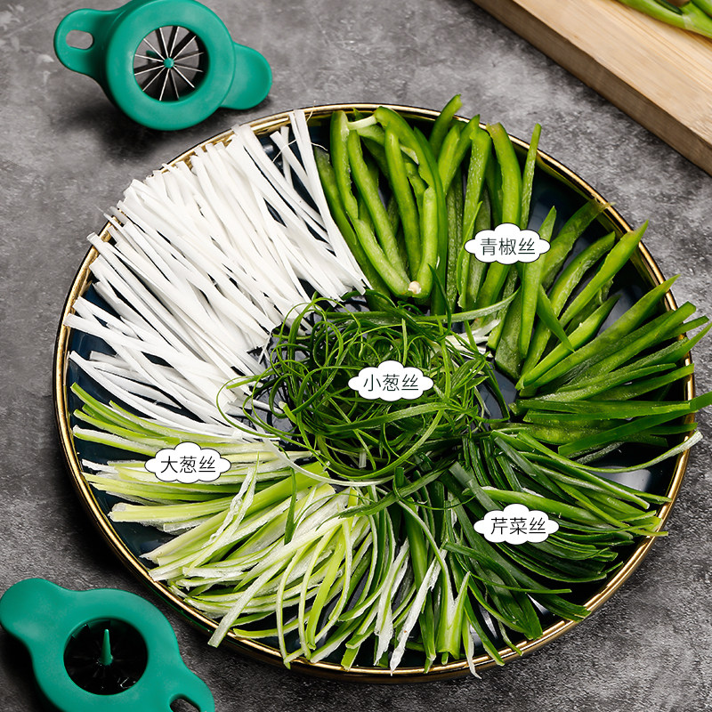 超细切葱丝梅花葱丝刀刨葱花神器厨房商用擦丝刀工具多功能切菜器