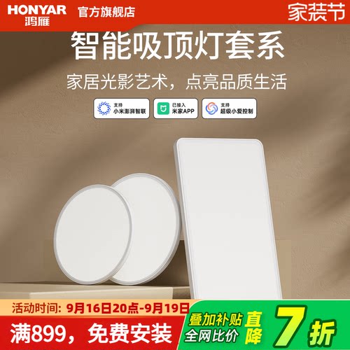 鸿雁已接入米家APP智能灯具