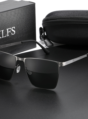 经典复古小方框超轻超薄太阳镜