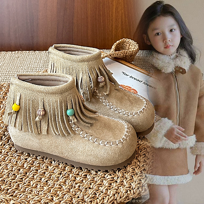 月销1万优质儿童小皮靴短靴