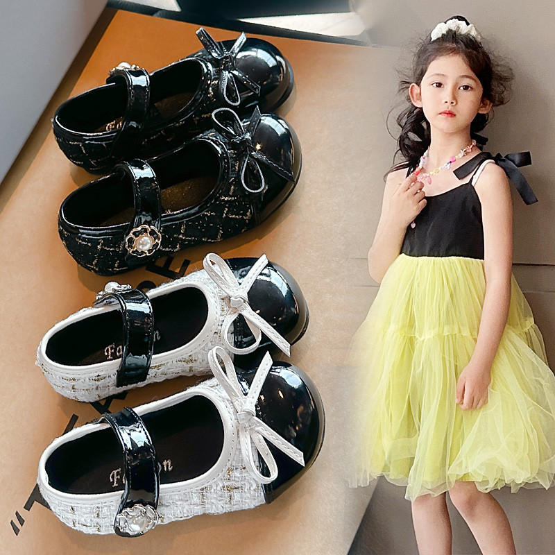 女童公主鞋小香风单鞋2025春秋新款女孩软底儿童韩版洋气气质皮鞋,童鞋/婴儿鞋/亲子鞋,皮鞋,淘宝优惠券,粉丝福利购,淘宝优惠卷