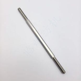 纺织机械配件综框提综杆调节杆螺纹M10曲柄开口六角螺杆