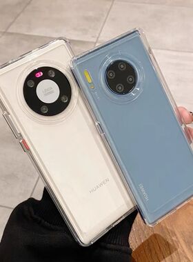 保护屏幕防摔太空壳适用华为mate60pro+手机壳mt80/70透明50e简约40/30全包Pura80/70防摔nova13荣耀300新款