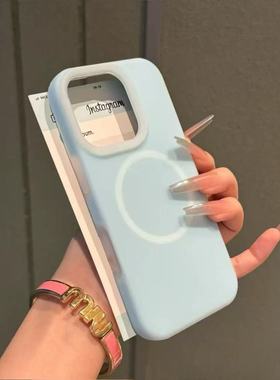 新款液态硅胶适用opporeno14磁吸软壳13/12果冻全包findX8/S+肤感FindX9防摔一加15耐脏13女ace6/5PRO真我GT8