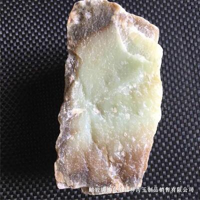 和田玉 岫岩玉原石摆件料黄白河磨玉透闪石玉 精品黄白老玉原料