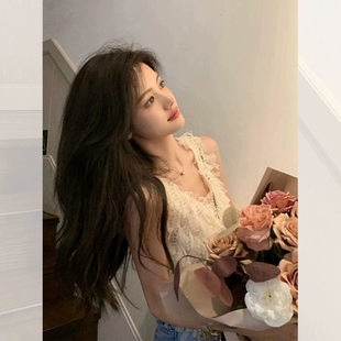 法式雪纺小香风无袖衬衫上衣女夏款高级设计感小众小个子背心吊带