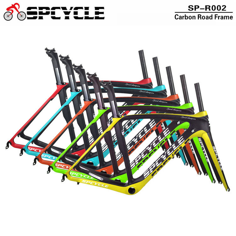 Promotion SPCYCLE Carbon fiber highway T800 Highway Bicycle Frame Gear shift Routingin the Bike/Riding equipment/Parts and Accessories , Bicycle Parts/Fitting , Bicycle frame  category - from Buy2taobao.com to provide professional Taobao agent buy service