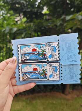 「北海限定款」涠洲岛冰箱贴 景区文创礼品 旅游纪念品磁吸式挂件