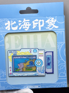 现货北海相机冰箱贴可放照片