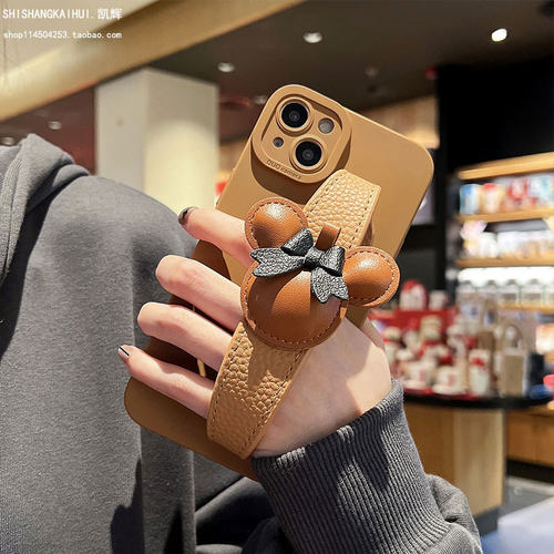 潮牌米奇腕带适用OPPO手机壳