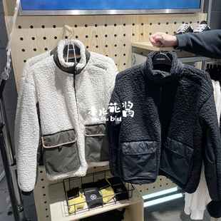 CONVERSE匡威米白黑色羊羔绒外套10021937-A02-A03-A05 10019461