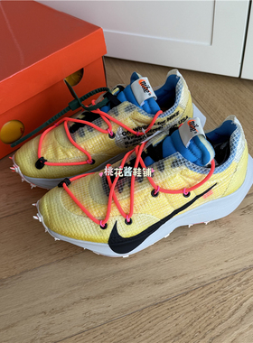 Nike/耐克OFF-WHITE x Waffle Race OW联名刺钉运动跑步鞋 CD8178