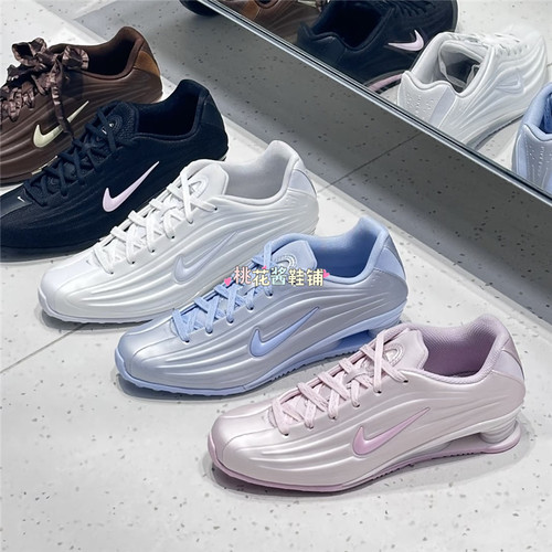 Nike耐克26夏季女鞋新款Shox Z缓震气柱粉色休闲运动鞋IR1222-600