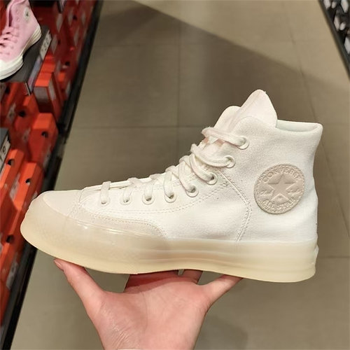 匡威1970S白色Marquis高帮帆布鞋